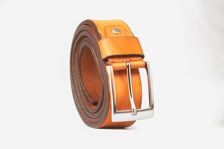 Indulgence Ikponwosa Italian Leather Belt - Brown