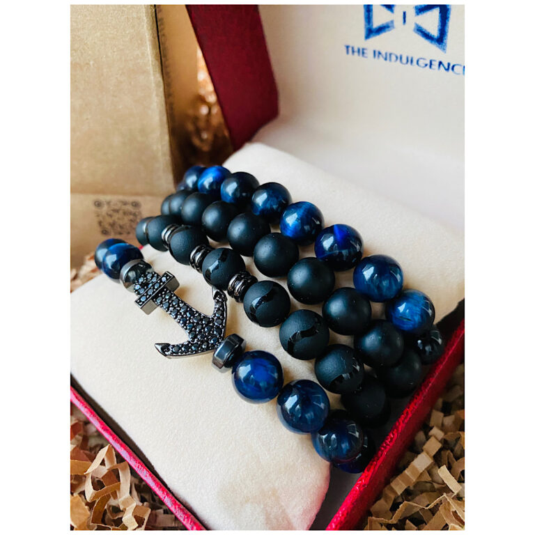 Blue Whale Arnold Premium Stone Bracelet set