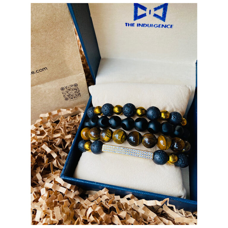 Ebenezer Premium Stone Bracelet set