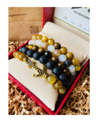 Mr Fortitude Premium Stone Bracelet set.