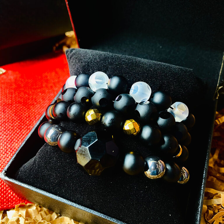 Africa Gold black mens Bracelet set Heritage Mansa Musa Theindulgence