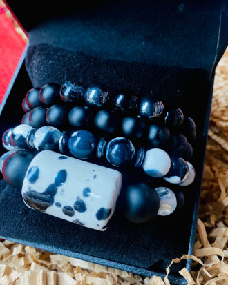 Africa white black mens Bracelet set Oduduwa Theindulgence